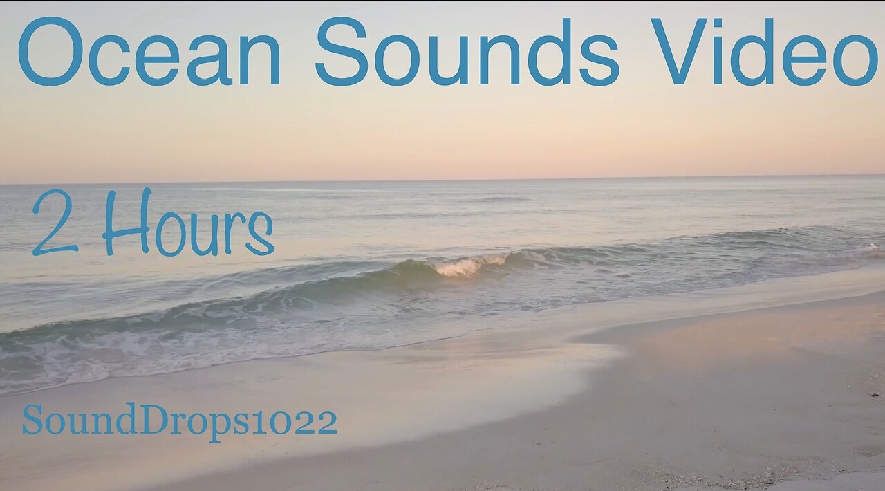 Get Refreshed With A Nap From 2 Hours Of Ocean Sounds Video