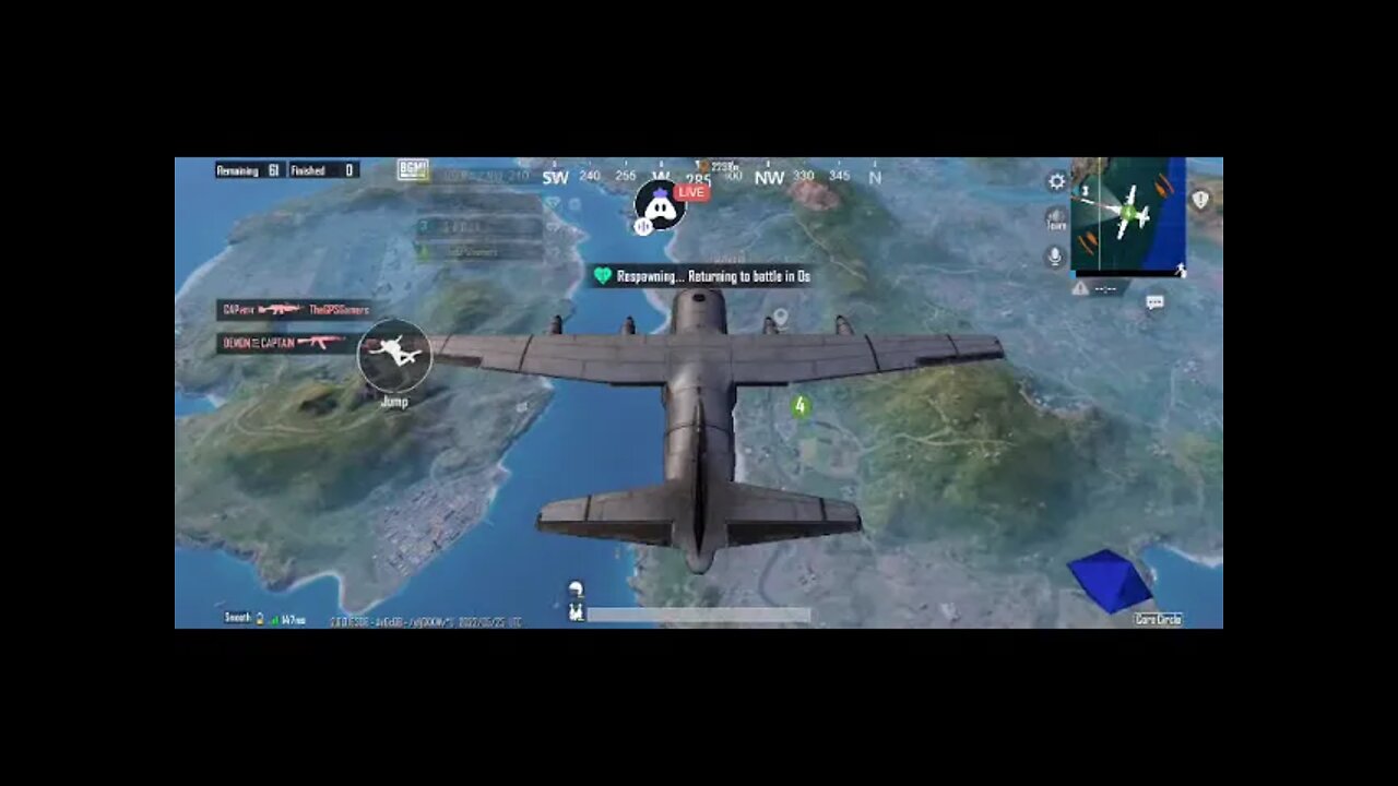 English BGMI : 👍 Good stream | Playing Solo | Streaming with Turnip