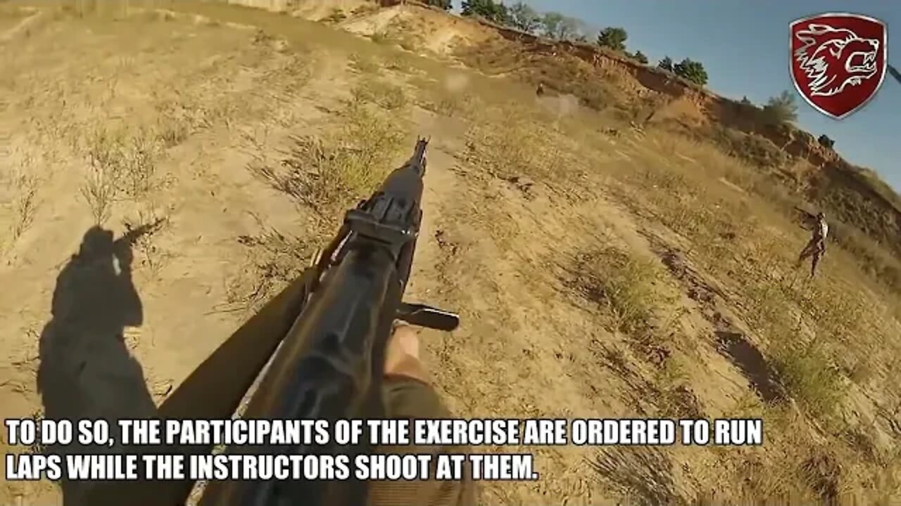 Crazy Ukrainian Instructors Shoot At Their Students To Prepare Them For Russian Invasion