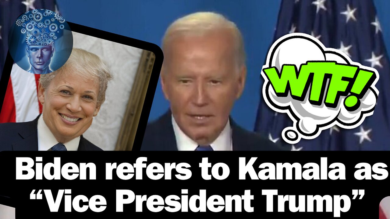 Biden refers to Kamala as “Vice President Trump”