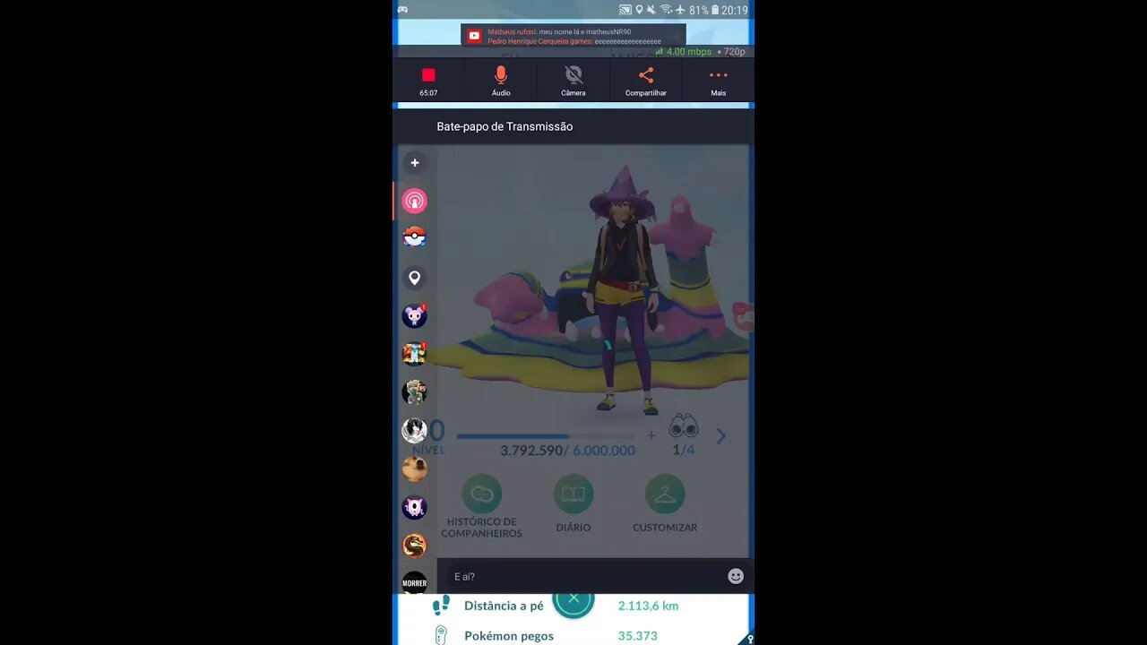 Live Pokémon GO - Novidades