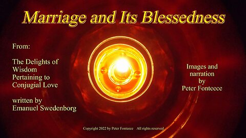 Marriage and Its Blessedness