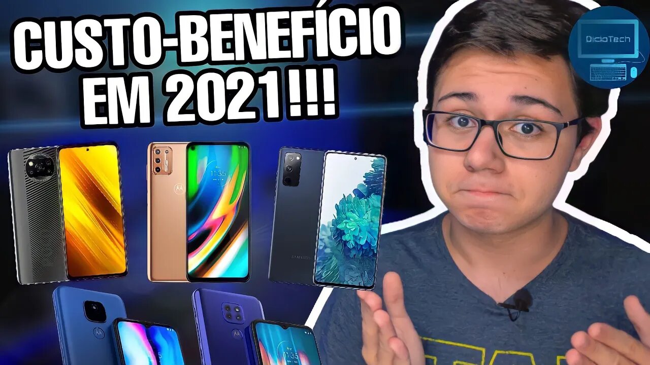 VALEM A PENA! TOP 5 CELULARES PARA COMPRAR EM 2021🤑 - ListaTech #14