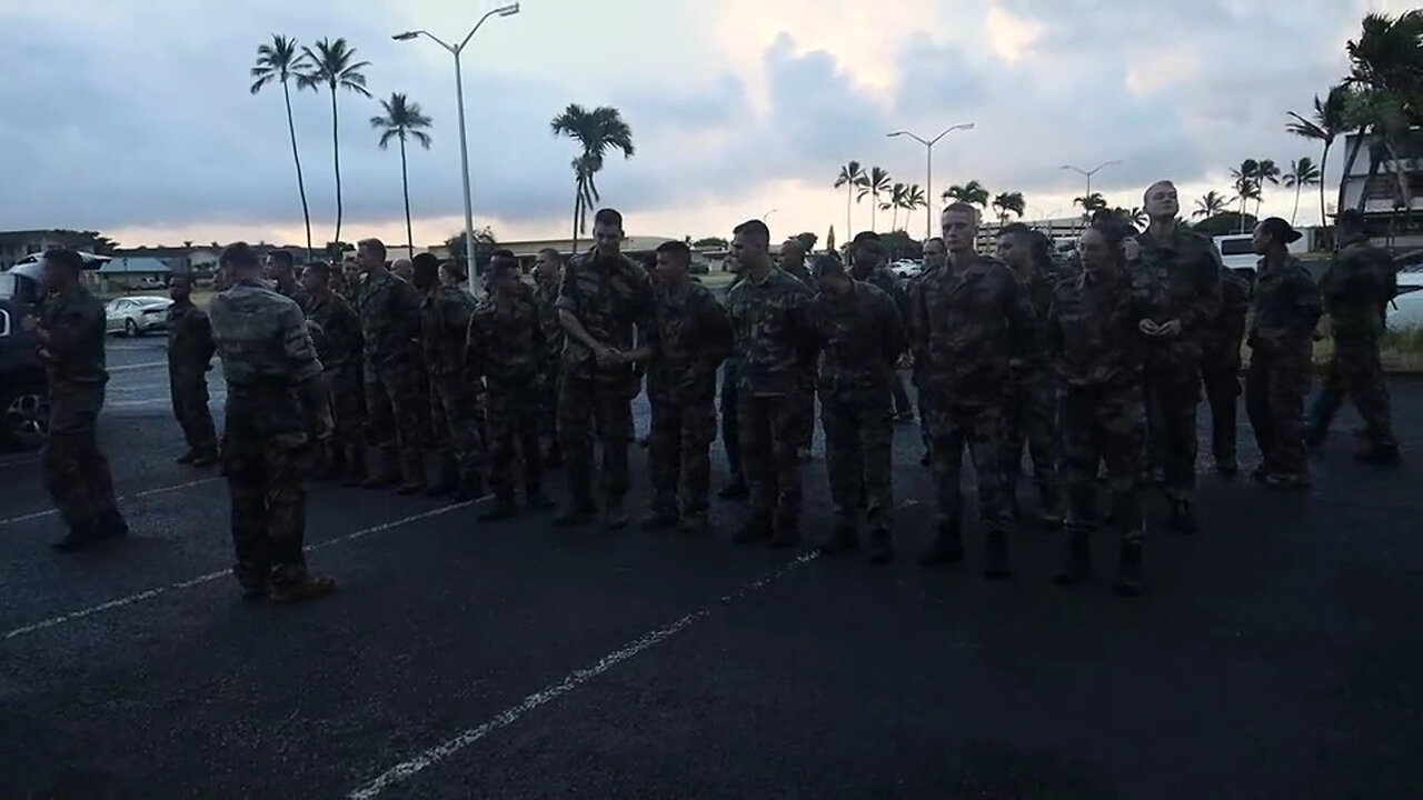 French Soldiers conduct MCMAP training on MCBH