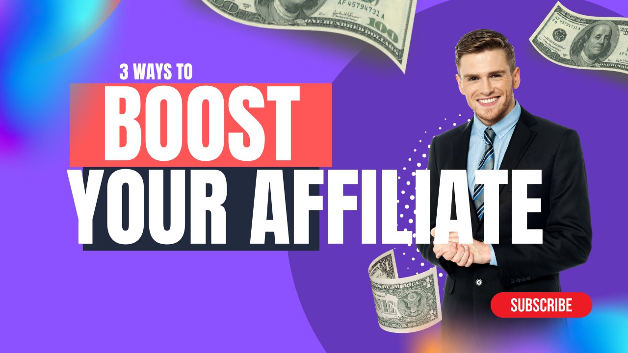 Top 3 Ways To Boost Your Affiliate Commissions Overnight