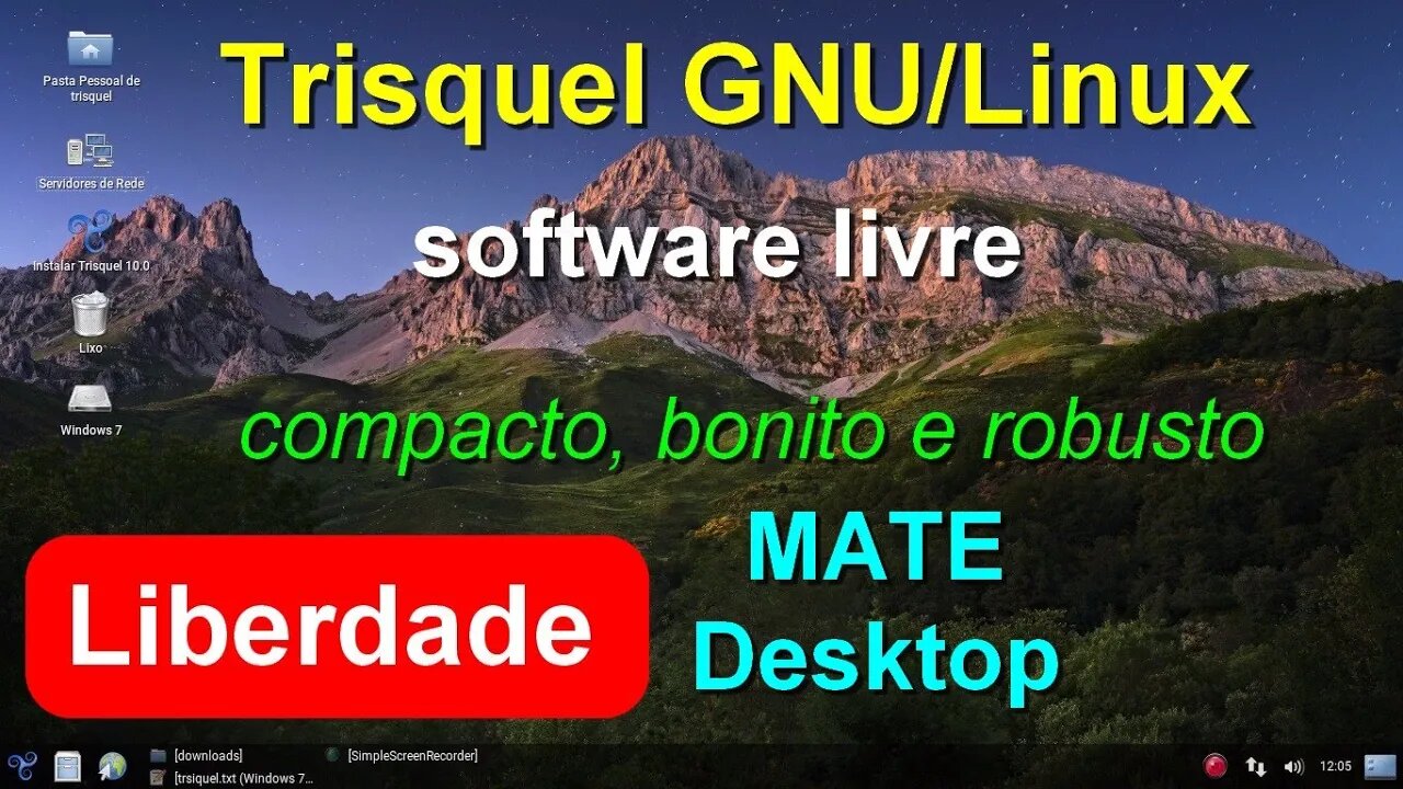 Trisquel GNU/Linux MATE. Sistema gratuito para usuários, pequenas empresas e centros educacionais.