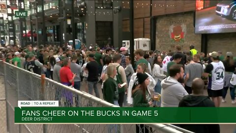 Bucks-Celtics Game 5 watch party underway in Deer District