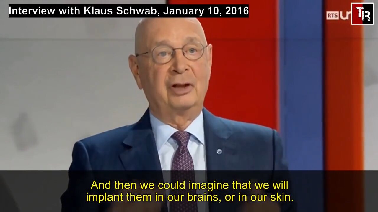 2016 Interview: Klaus Schwab Wants to Implant Chips in Your Brain