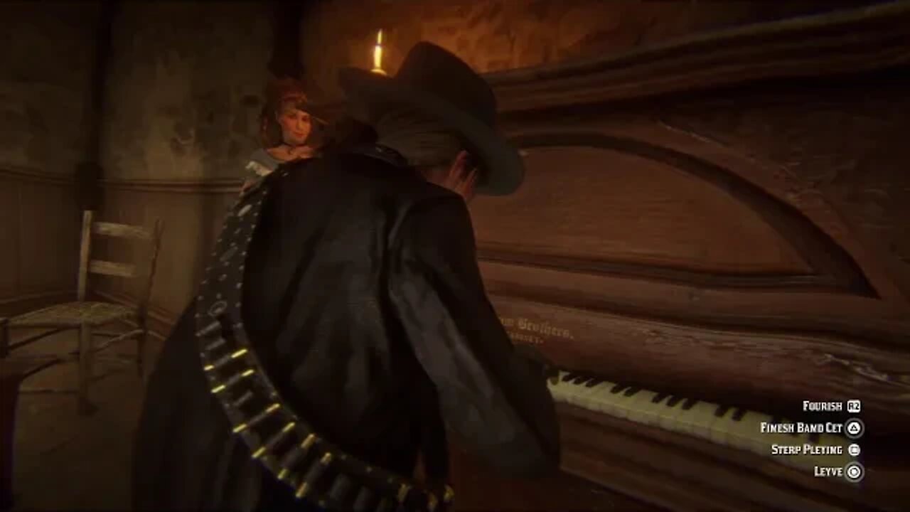 Red Dead Online PS4 - Another Drunk Piano Playing Outlaw