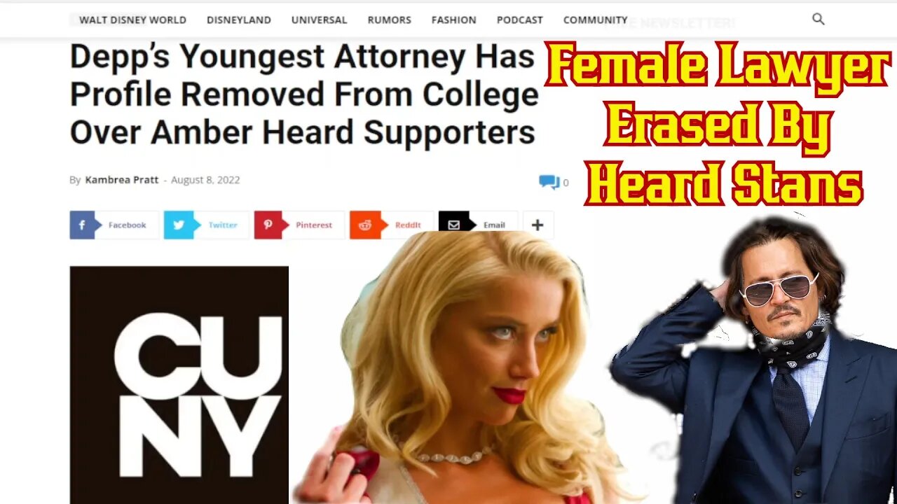 Amber Heard Stans Attack! Go After Johnny Depp's Youngest Female Lawyer