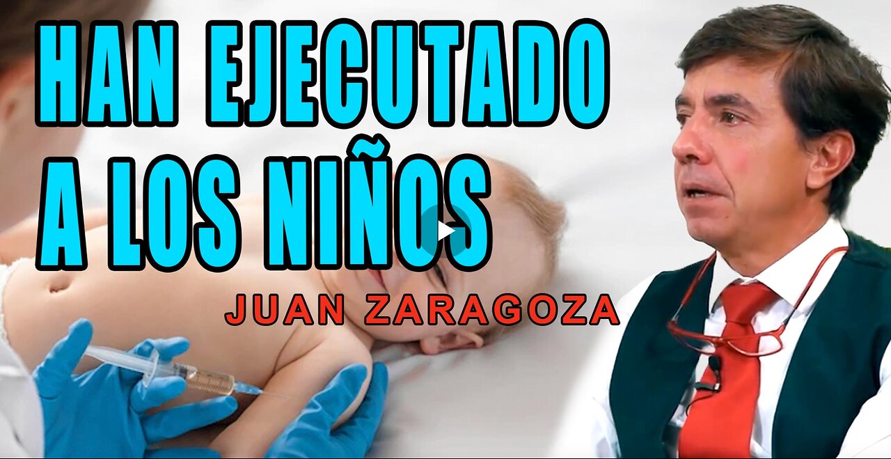 «VACUNAR ES EJECUTAR A LOS NIÑOS» Contundentes palabras de Juan Zaragoza.