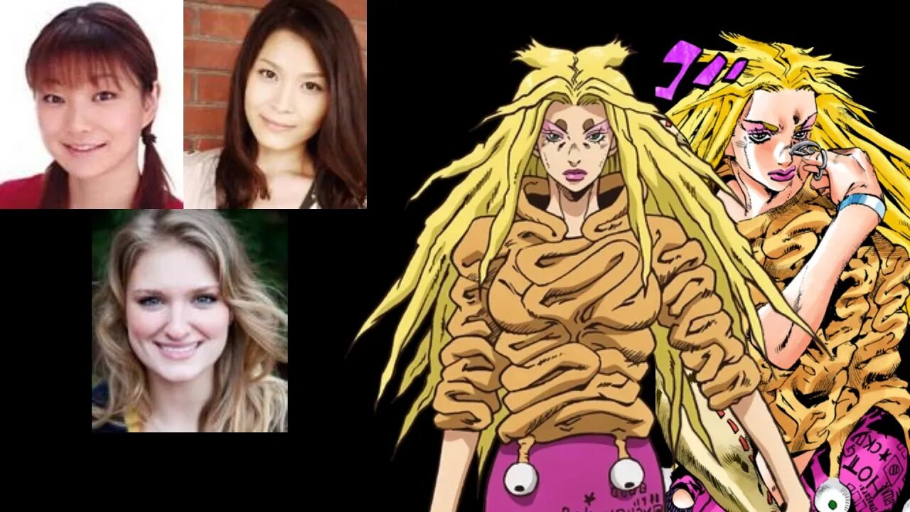 Anime Voice Comparison- Miu Miu/Miuccia Miuller (Jojo's Bizarre Adventure)