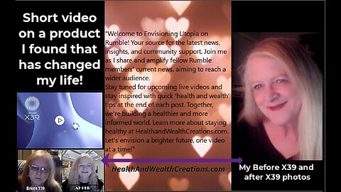 💥👉INTRODUCTION TO X39 LIFEWAVE ANTI-AGING AND OTHER HEALTH BENEFITS 💥