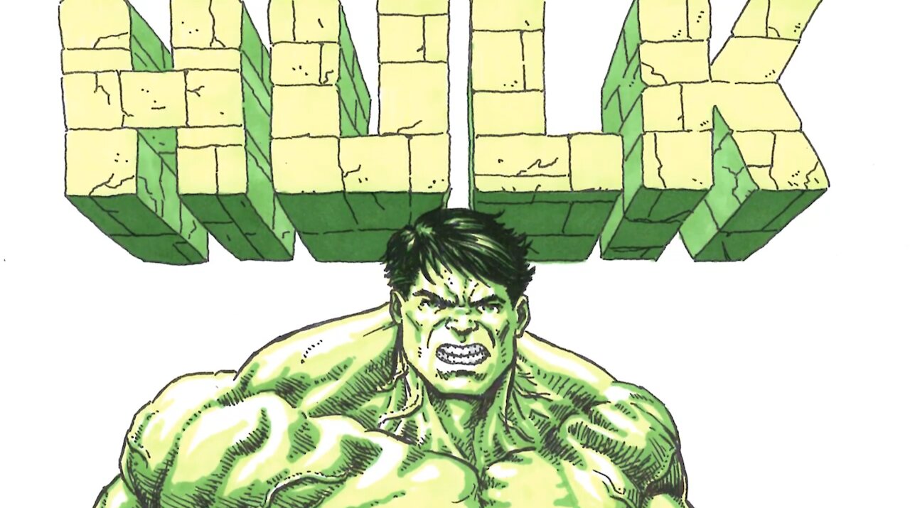 Time Lapse Drawing: Hulk