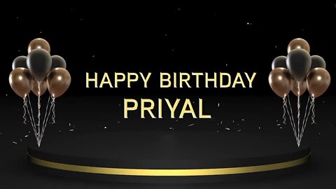 Wish you a very Happy Birthday Priyal