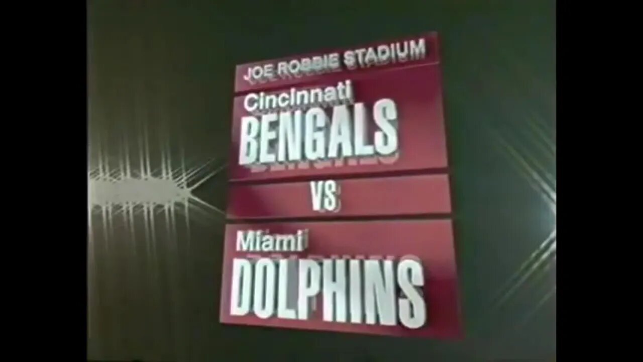 1991-12-09 Cincinnati Bengals vs Miami Dolphins