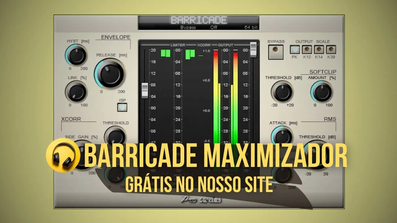 Baixe o seu Vst Plugin grátis Barricade Limiter Maximizador