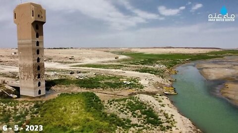 The Euphrates River dried up