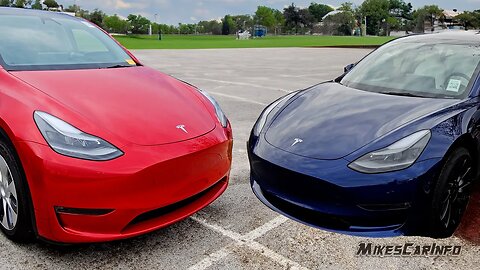 Tesla Model Y vs 3 -- Quick comparison