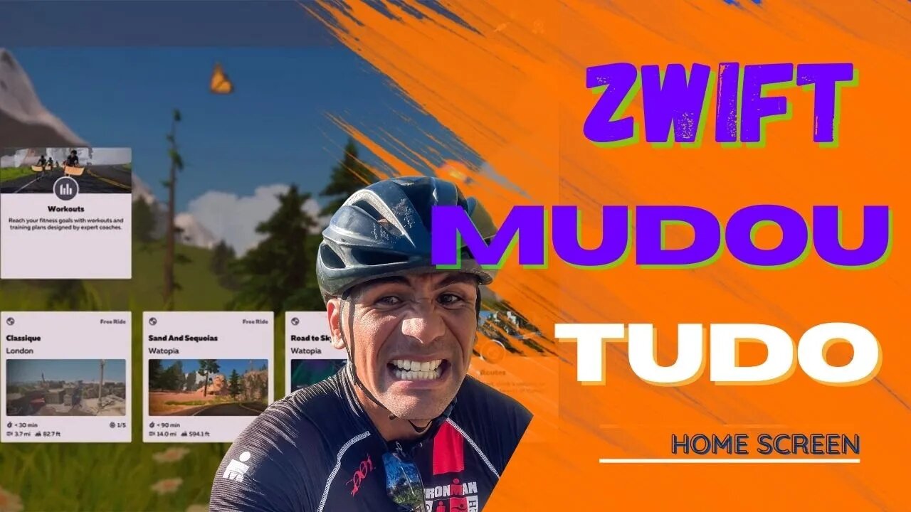 ✅[CONHEÇA] A NOVA TELA INICIAL DO ZWIFT💯😃 - NEW HOME SCREEN