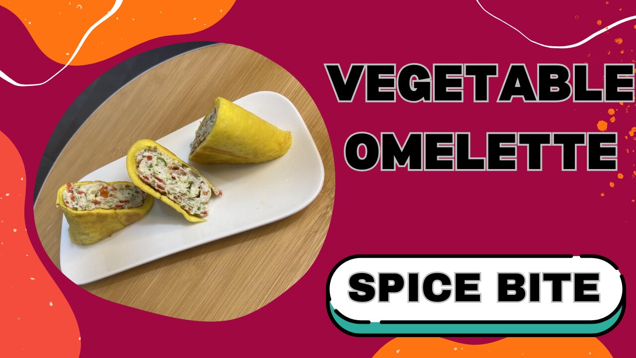 Vegetable Omelette Recipe By Spice Bite