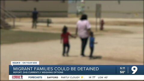 Biden administration considering detaining migrant families