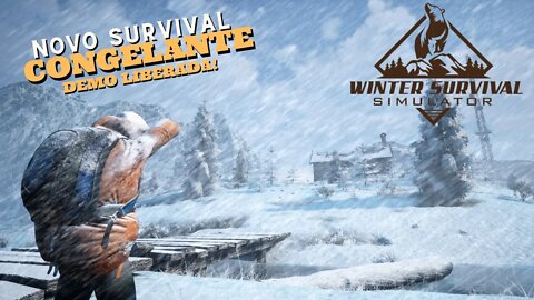SOMBRIO e CONGELANTE - Winter Survival Simulator [DEMO]