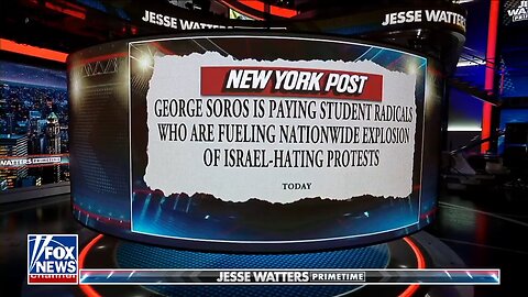 Jesse Watters: Columbia Univ banned the ringleader of the pro-Hamas intifada from campus