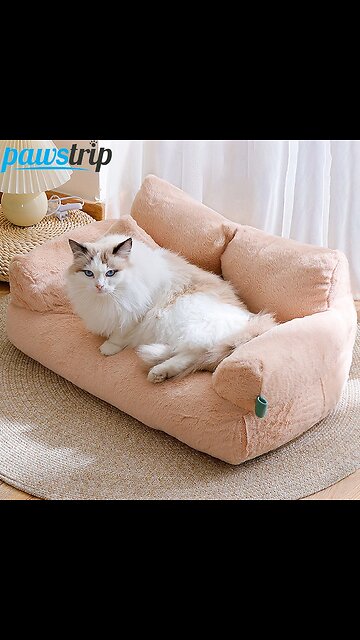 Luxury Cat Bed Sofa Winter Warm Cat Nest Pet Bed