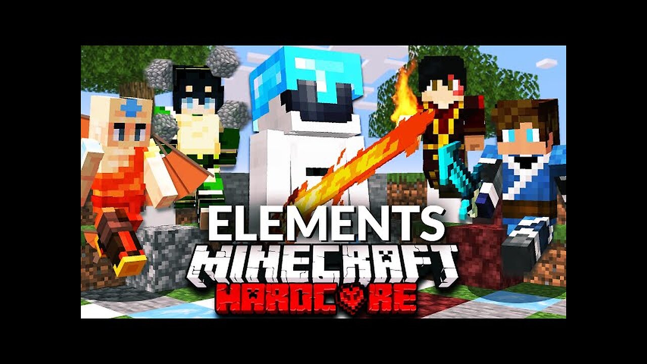 100 Players Simulate Minecraft Elemental Tournament