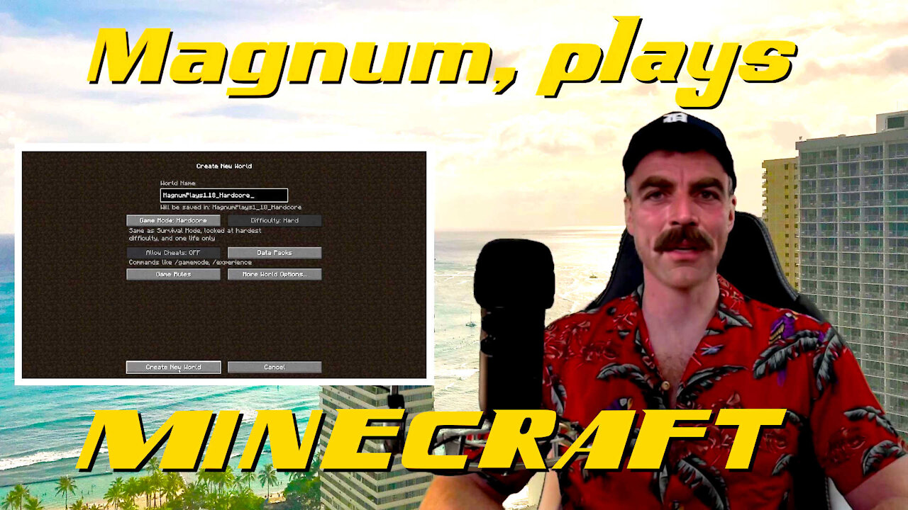 MagnumPlays Minecraft 1.18 Hardcore 01 how long will I survive