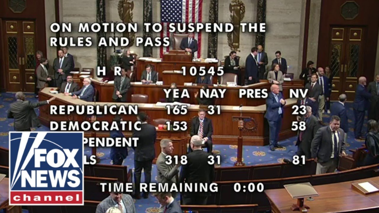 House appears to pass spending bill