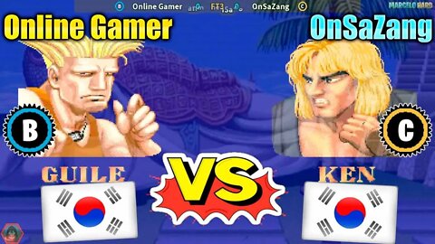 Street Fighter II': Champion Edition (Online Gamer Vs. OnSaZang) [South Korea Vs. South Korea]