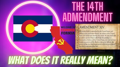 The 14th amendment used against 45th President?