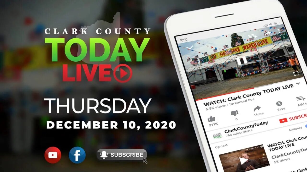 WATCH: Clark County TODAY LIVE • Thursday, December 10, 2020