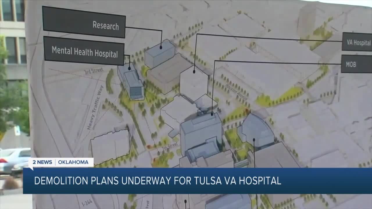 Demolition plans underway for Tulsa VA hospital