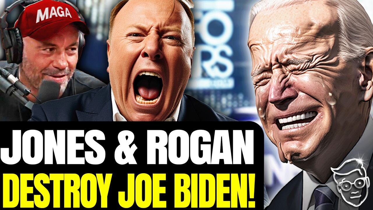 Joe Rogan CRASHES Alex Jones Show LIVE On-Set, CHAOS Ensues! Alex SHOCKED, Joe Biden DESTROYED 🔥