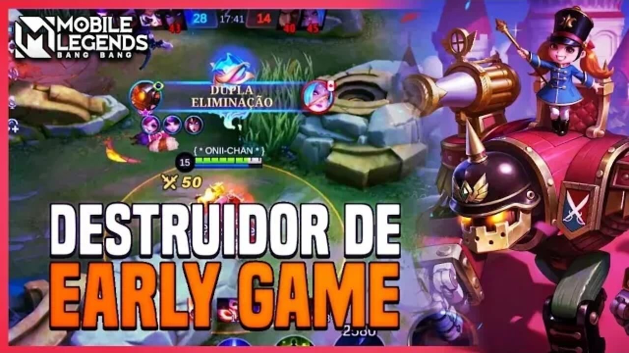 O Herói PERFEITO pra CARREGAR o Early Game | MLBB