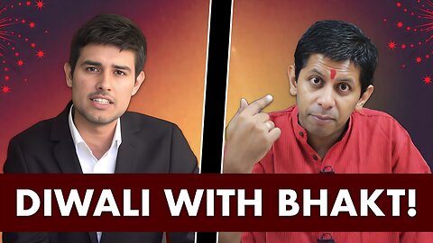 Diwali with Bhakt | Pee News Interview by Dhruv Rathee ft. Akash Banerjee on crackers