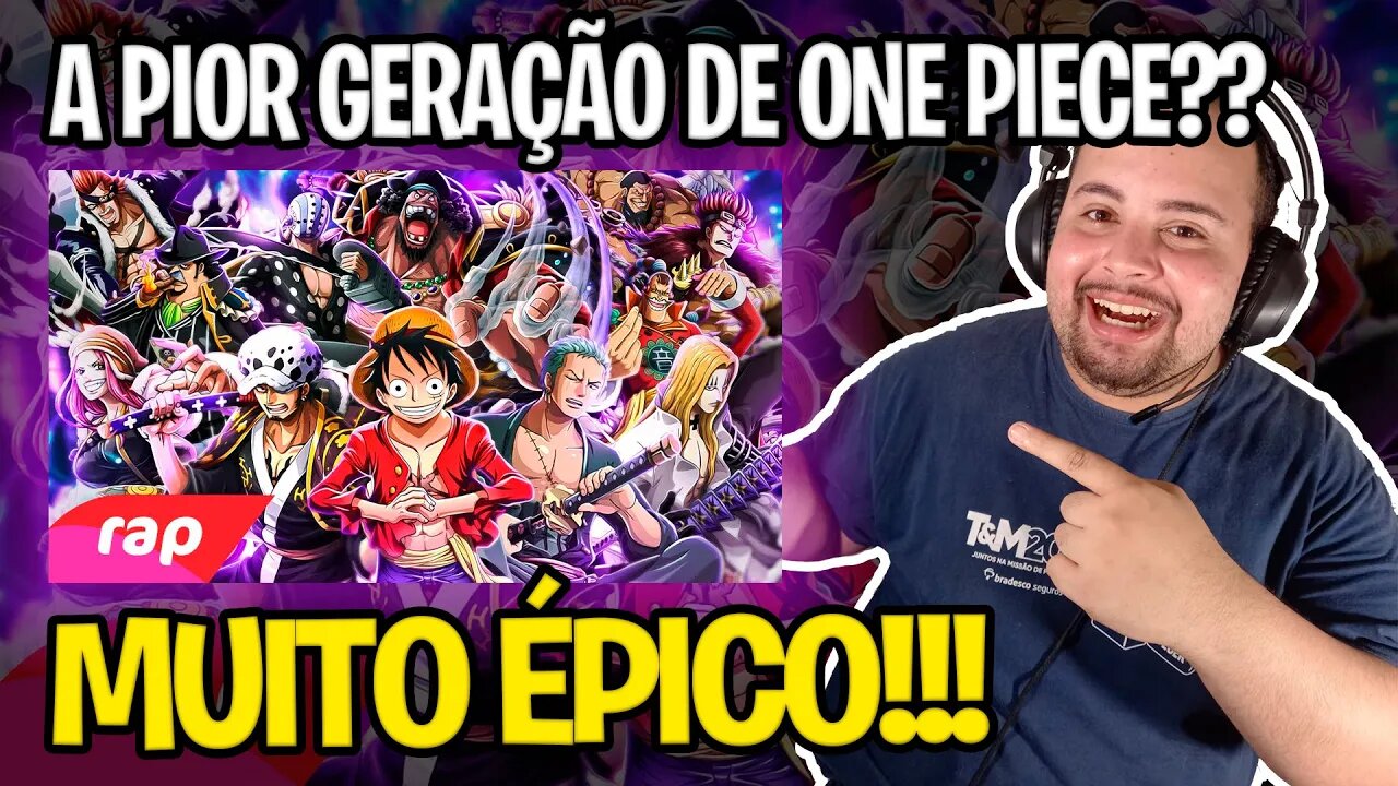 REACT SuperNovas Trap ☠️ (One Piece) | PIOR GERAÇÃO |