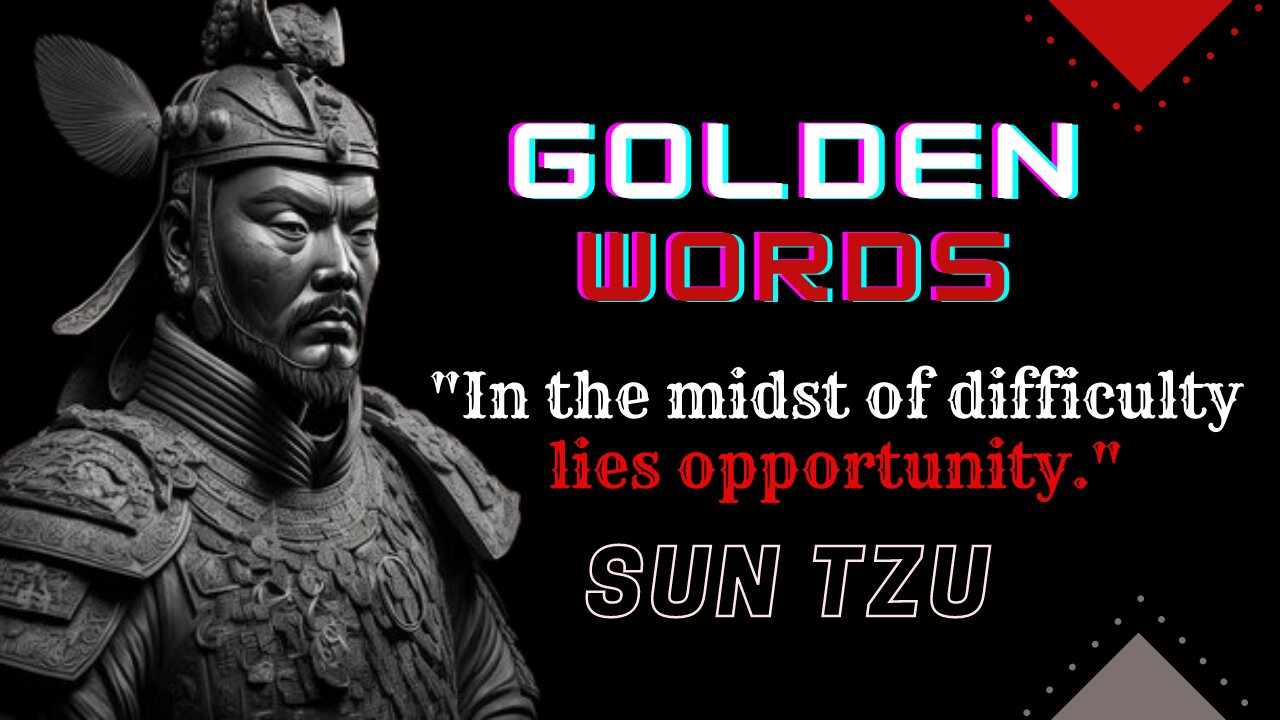 In The Midst Of Difficulty Lines Opportunity By Sun Tzu