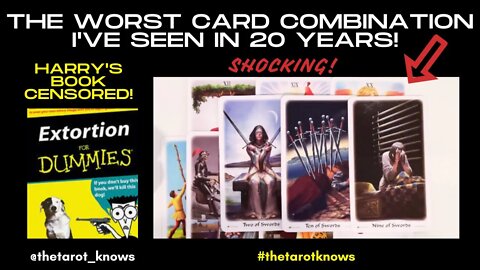 🔴 HARRY'S BOOK - SHOCKING CARDS = AN ACCIDENT?! 😮 - WHO WILL BE ATTACKED? #thetarotknows #tarot