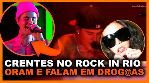 Justin Bieber faz oração pelo Brasil e evangeliza multidão do Rock in Rio: "Ele é o nosso salvador!"