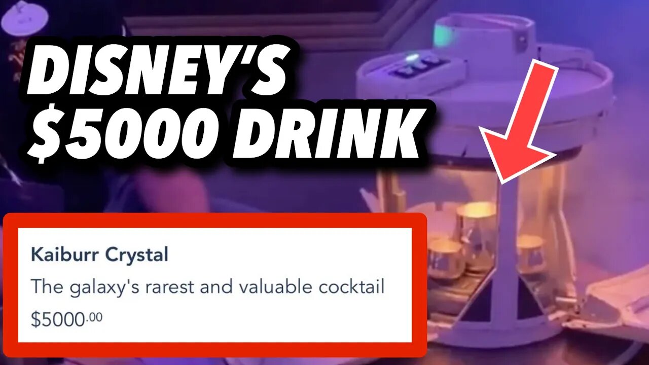 Disney's $5000 Star Wars Drink