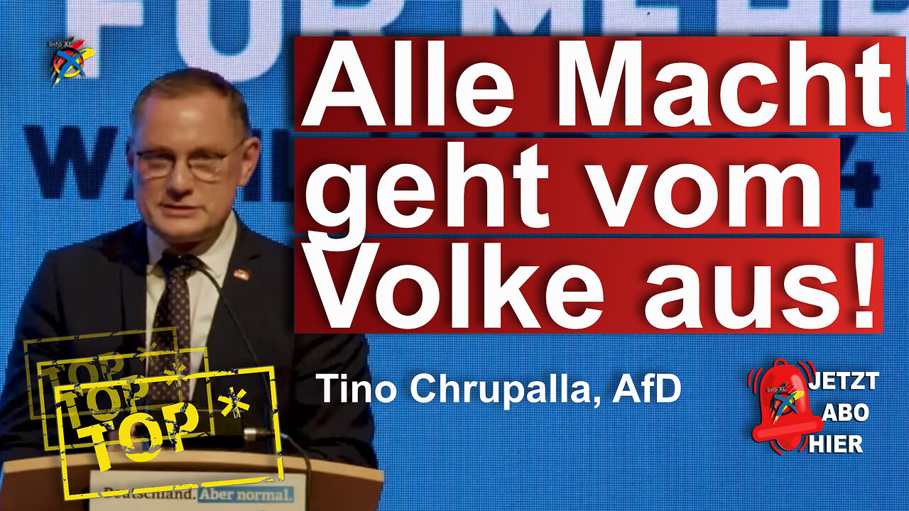 Alle Macht geht vom Volke aus! Tino Chrupalla, AfD