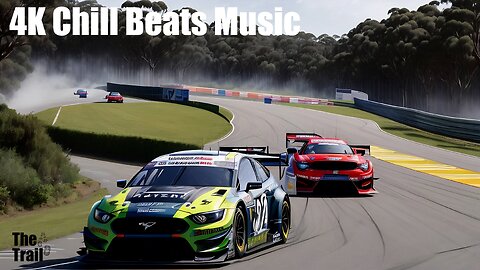 Chill Beats Music - House Powder Skull | (AI) Audio Reactive Cinematic | Mount Panorama Circuit