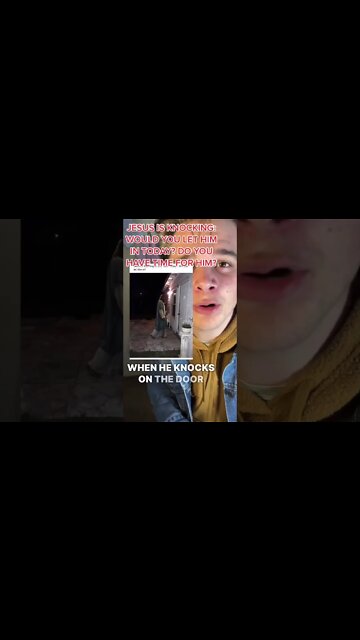 JESUS IS WAITING FOR YOU RIGHT NOW