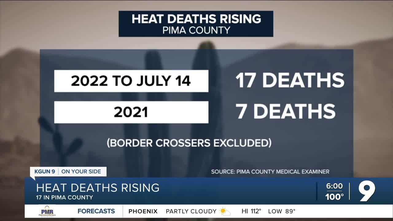 Heat deaths rise in Pima County