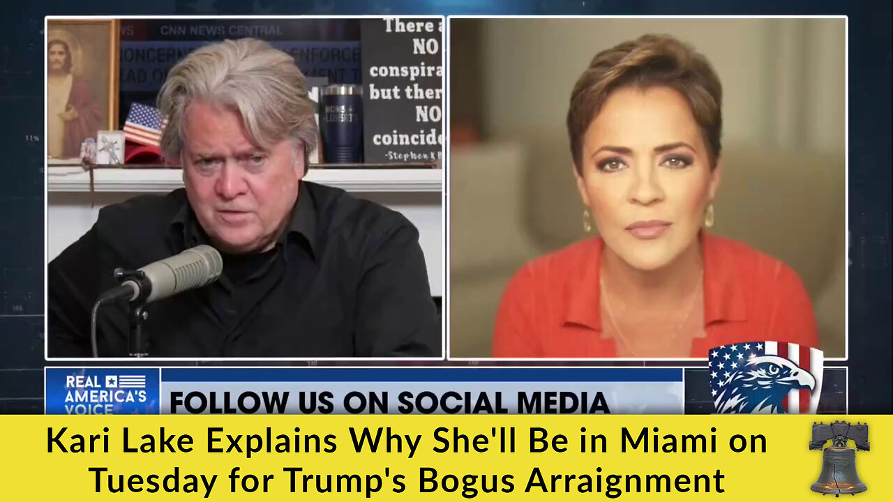 Kari Lake Explains Why She'll Be in Miami on Tuesday for Trump's Bogus Arraignment