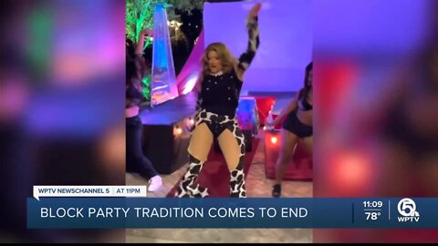 Block party tradition comes to an end on Clematis Street in West Palm Beach